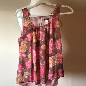 J Crew Floral Tank Top